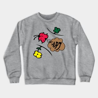 Beetle Fart Nature Fun Crewneck Sweatshirt